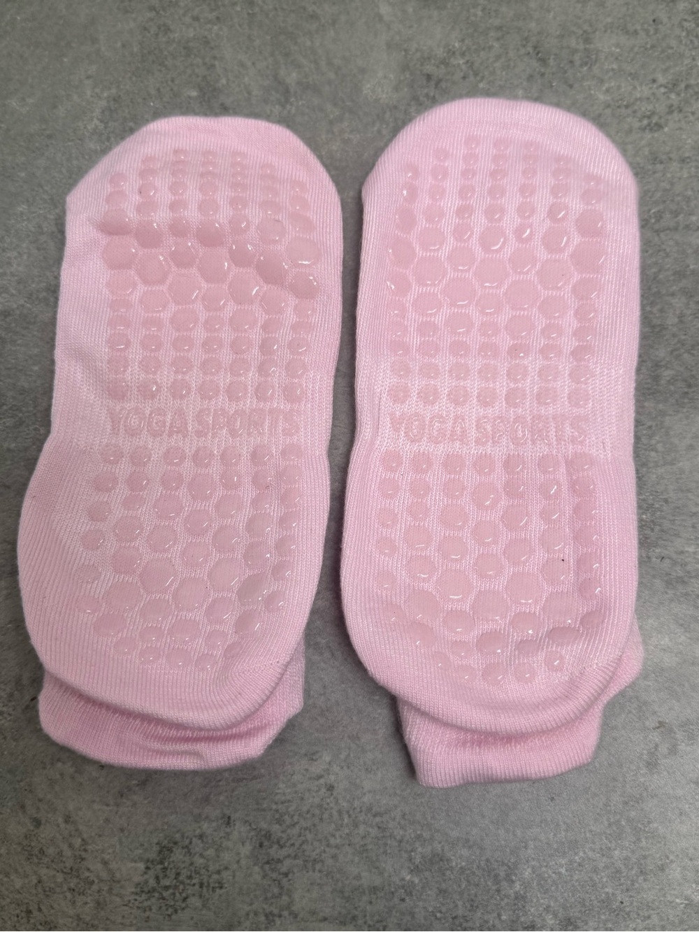 Yoga Grip Ankle Socks - Pink